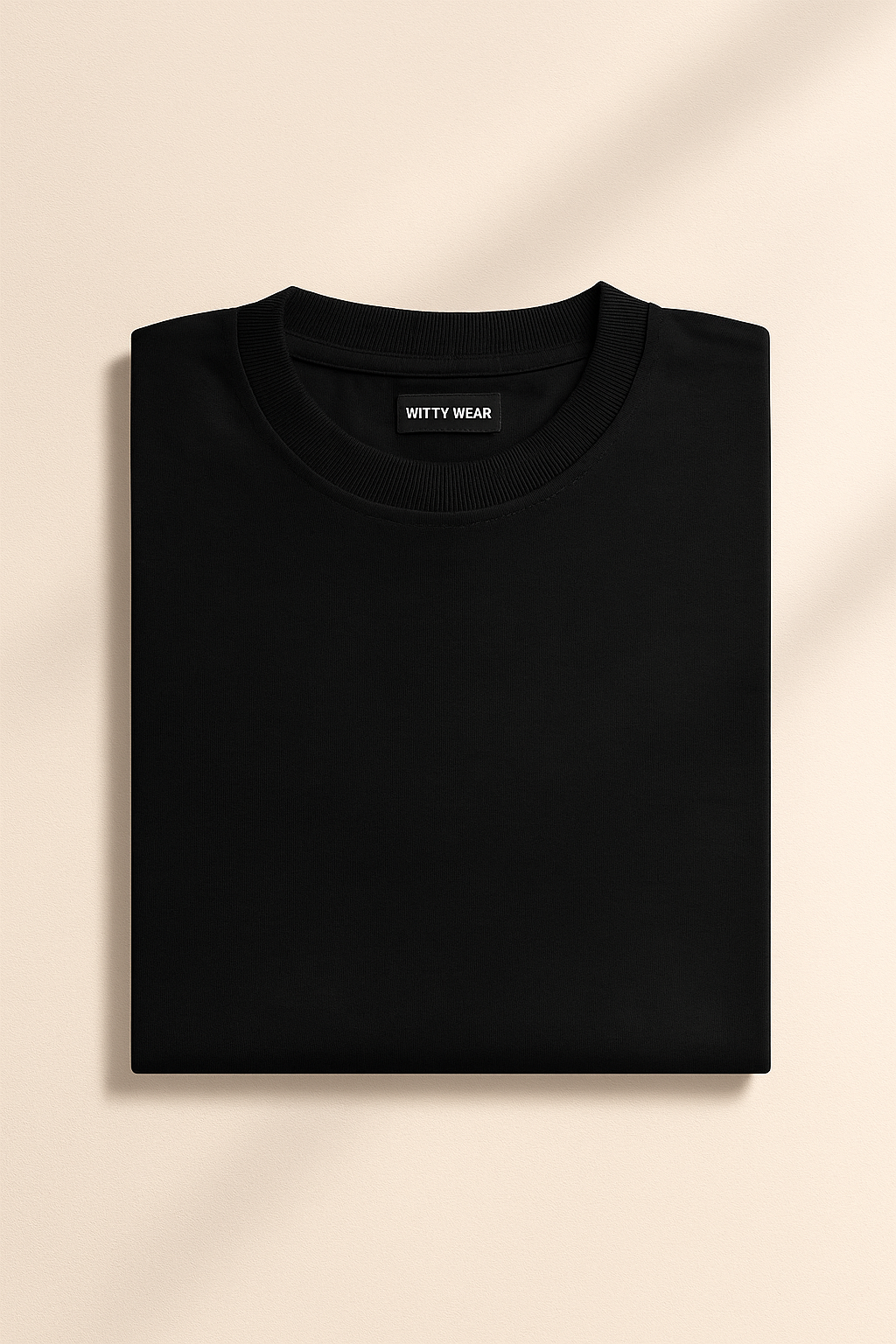 Black Drop Shoulder T-Shirt